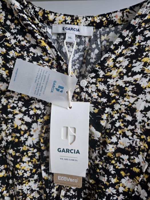 Nowa Sukienka Garcia XL 14 XXL 16 wiskoza wiosenna Sukienka z rękawem