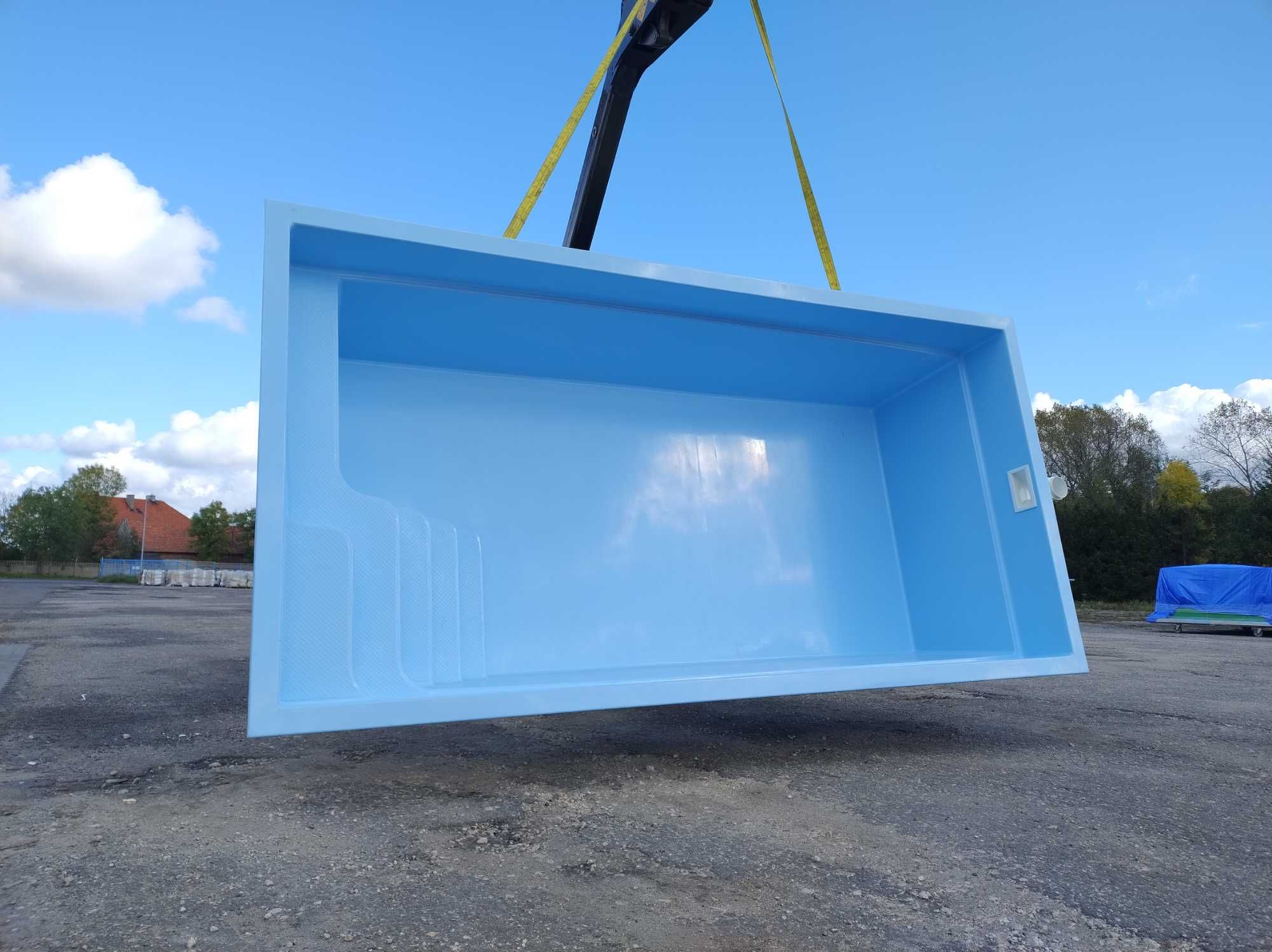 Basen poliestrowy VIGO 800x300x150cm GFK, PRODUCENT!