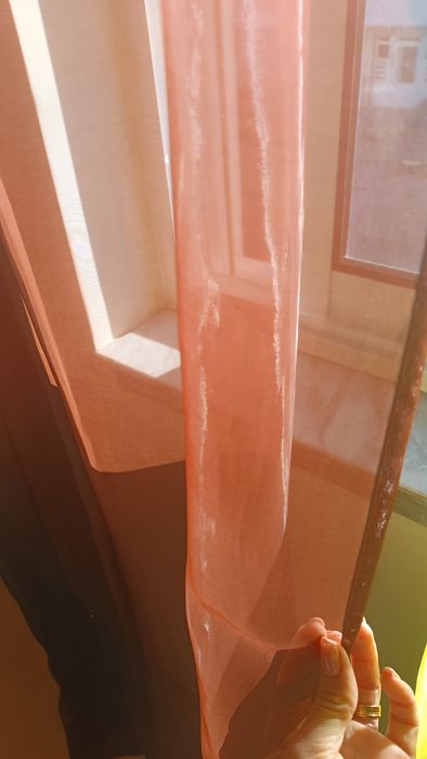 Conjunto de 3 cortinados transparentes