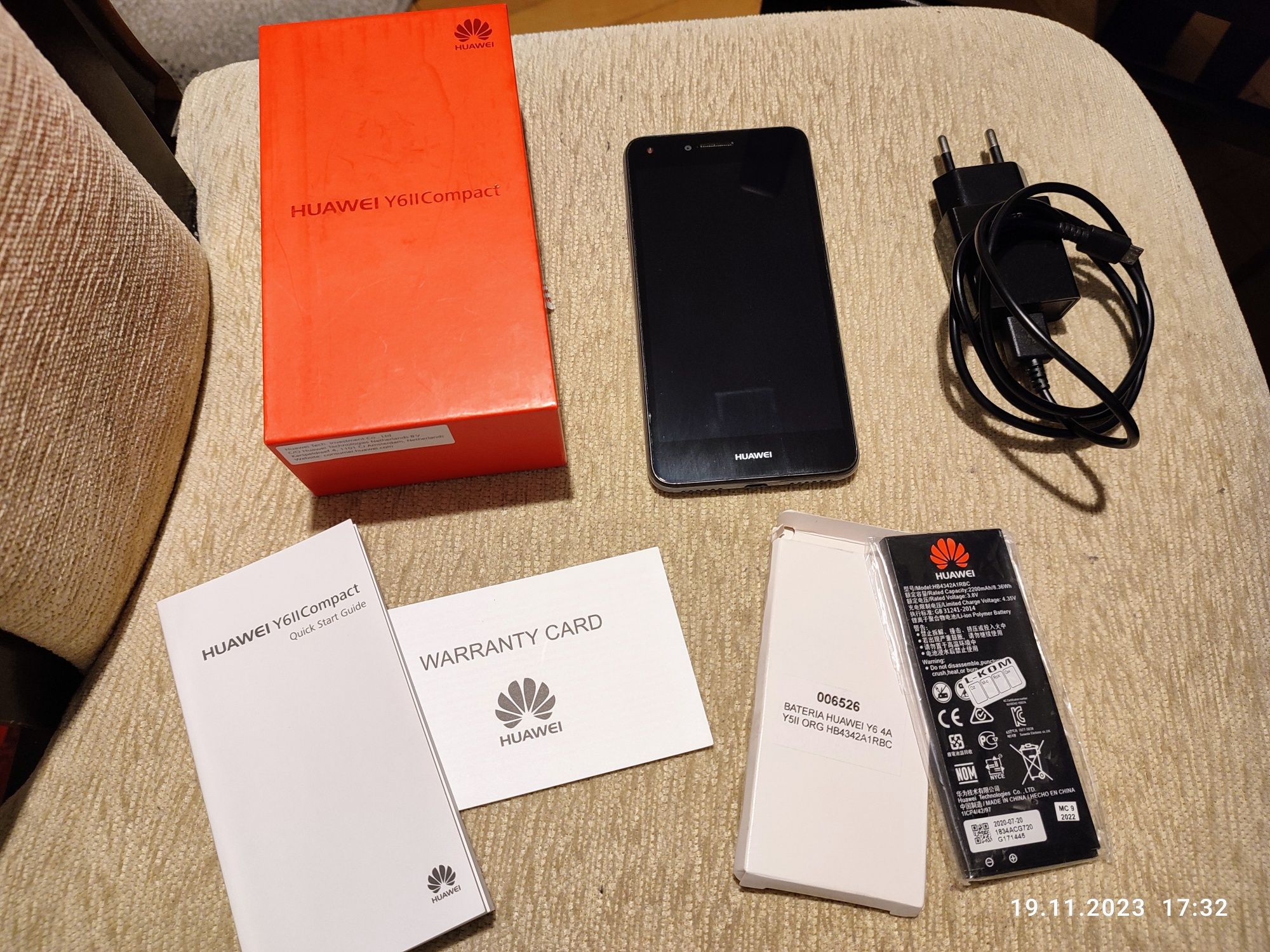 HUAWEI Y6II Compact, telefon sprawny, w stanie bdb