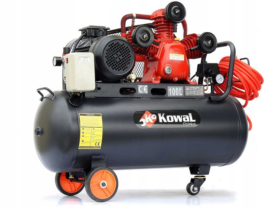 12 Bar KOMPRESOR k4 olejowy tłokowy 100L sprężarka pompa powietrza