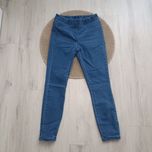 Spodnie skinny, legginsy niebieskie, rozmiar S / 36