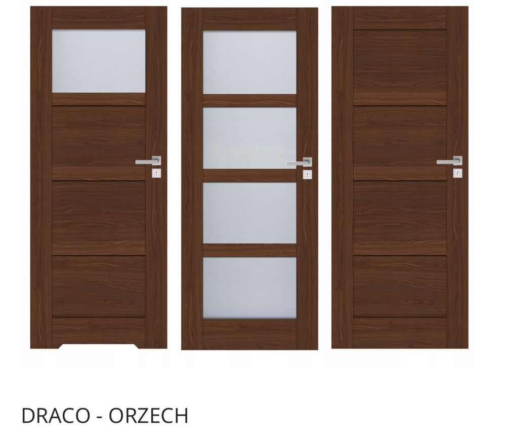 RAMOWE SOLIDNE Drzwi Windoor model Draco szybko z dostawą