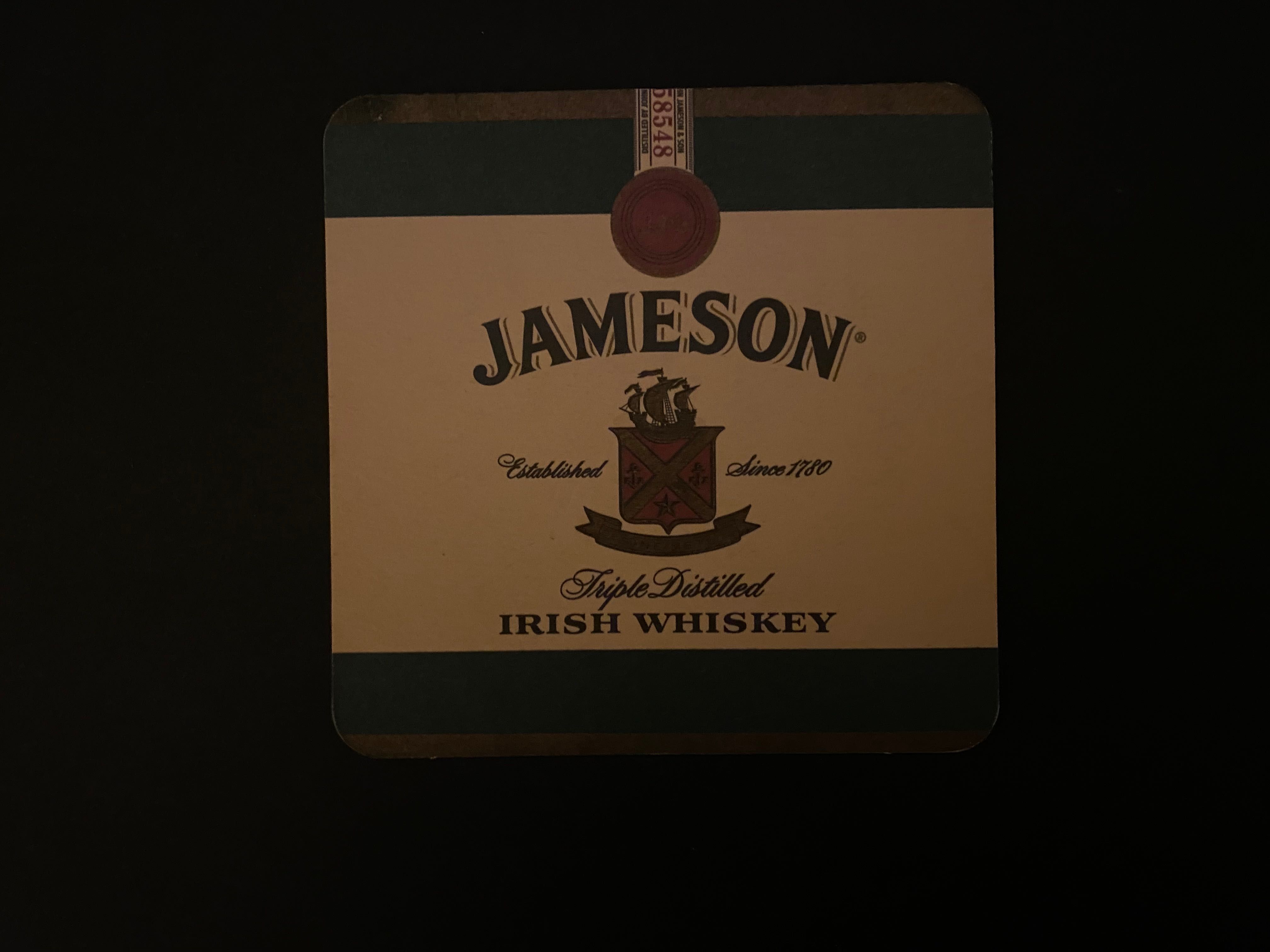 Bases para copos - Whisky - Irish Whiskey - Jameson