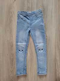 Spodnie jeansowe Sinsay,  kotki,  rozmiar 128