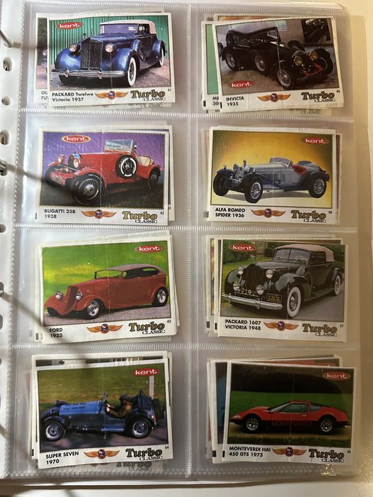 Вкладыши Turbo Classic 1-70 (полная коллекция)