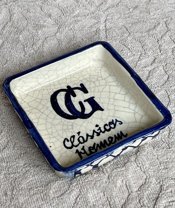 Prato cerâmica promocional anos 90