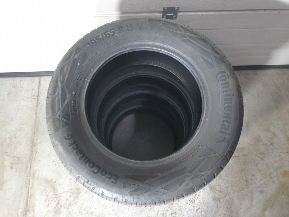4szt. 195/65/15 91V Continental EcoContact 6 5,5mm 2020r [ 1207 ]