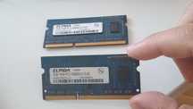 Pamięć RAM 4GB (2x 2GB) ELPIDA SO-DIMM DDR3 1333MHz PC3-10600 | Laptop