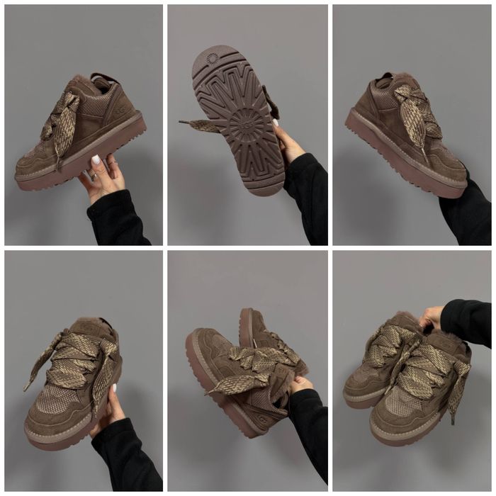 р36-41 Уггі UGG Lowmel Black Grey Chestnut Sand Brown