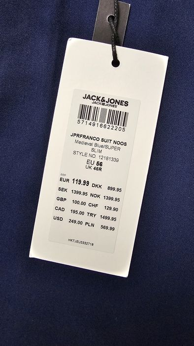 Spodnie męskie Jack&Jones 56 XL