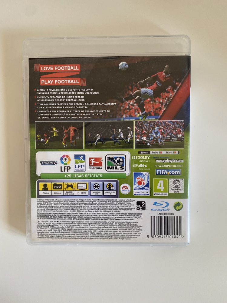 Jogo PS3: Fifa 12 (EA Sports)