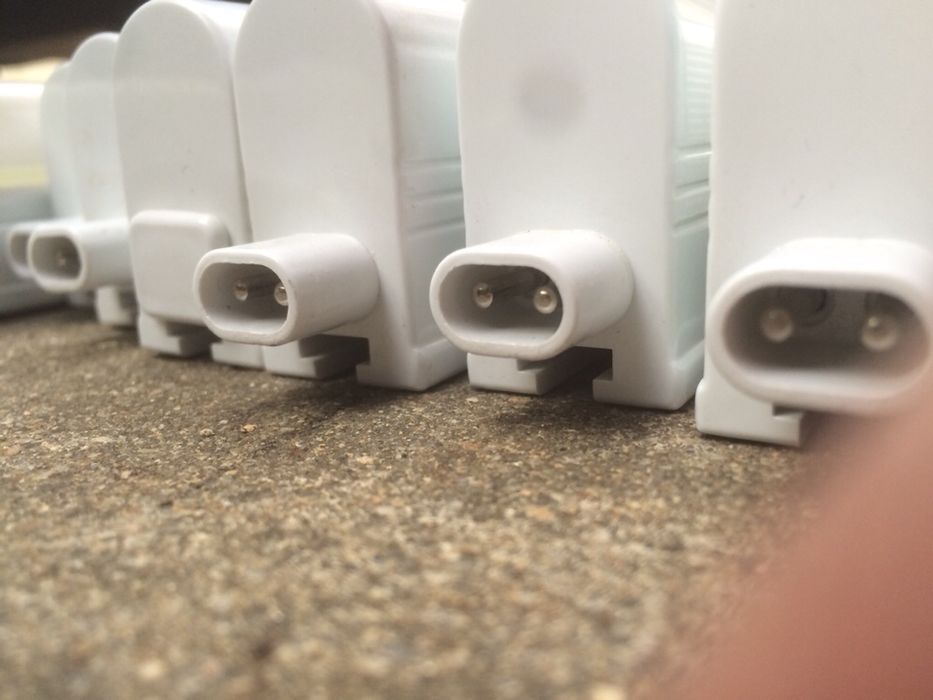 Fluorescentes calhas com lampada