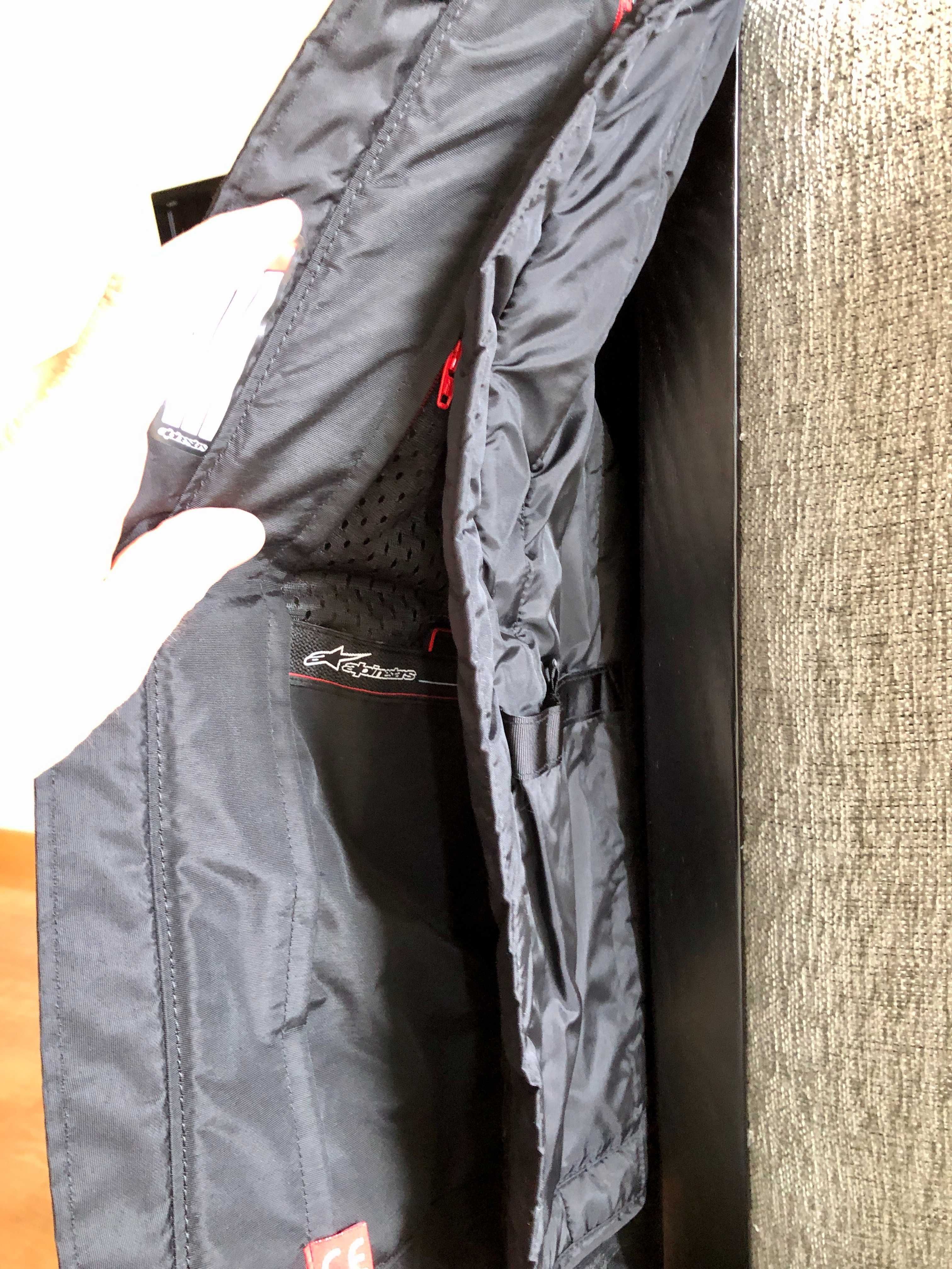Alpinestars CALIBER - casaco castanho pele moto (tamanho 48)