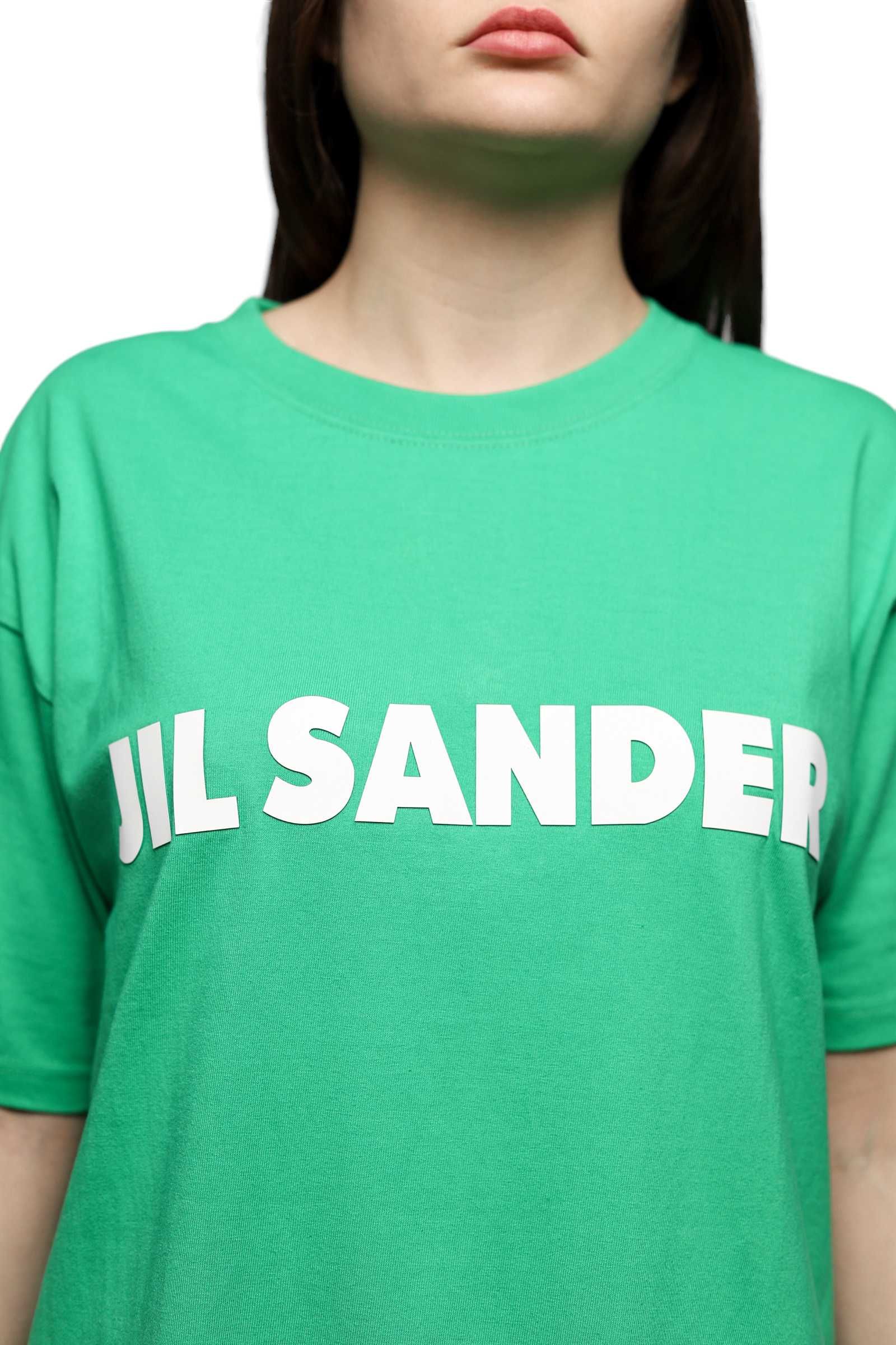 Футболка Jil Sander Logo T-Shirt Green