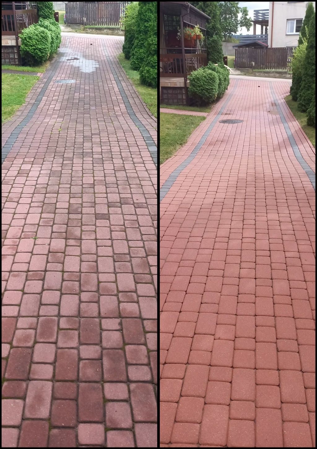 Malowanie dachów, wycinka drzew, mycie kostki brukowej