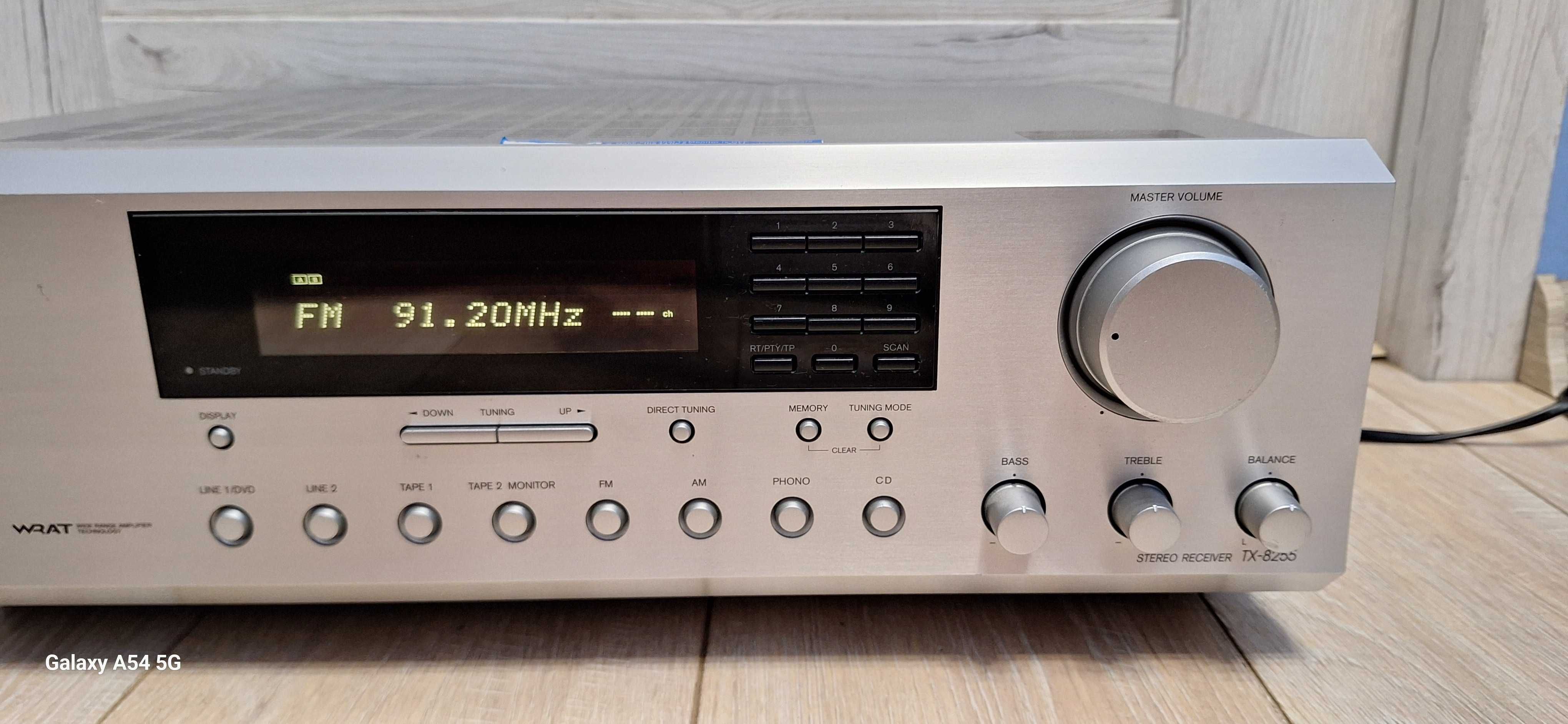 Amplituner ONKYO TX 8255 Srebrny ! IDEALNY STAN ! OKAZJA ! Polecam !