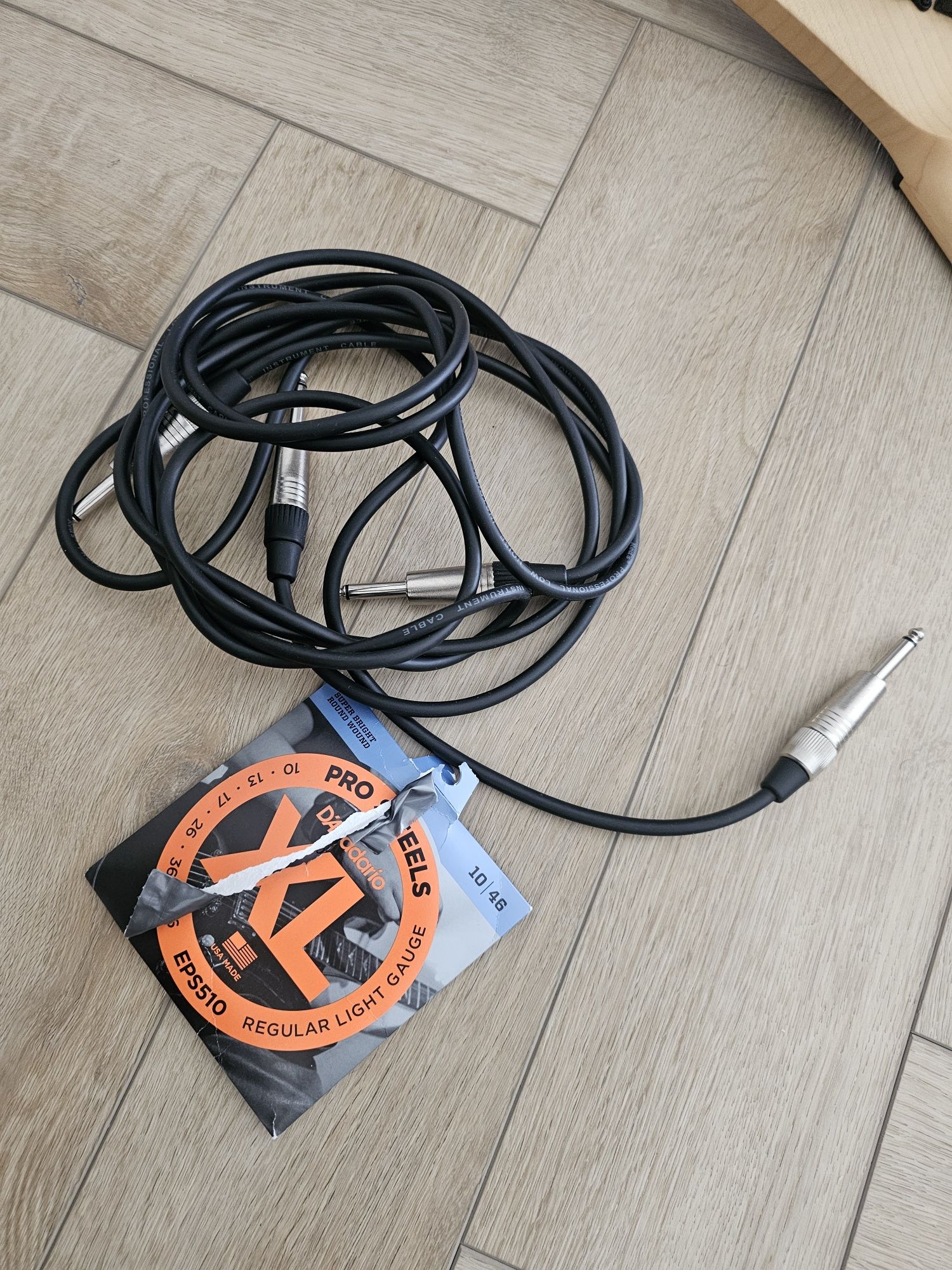 Gitara Mayones KTM elektryczna + struny, kabel