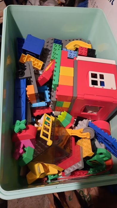 Lego Duplo cała duża skrzynia