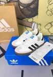 Biały\AdidasSamba*airDamskieAutentyk KwitUnisexTrampki 41