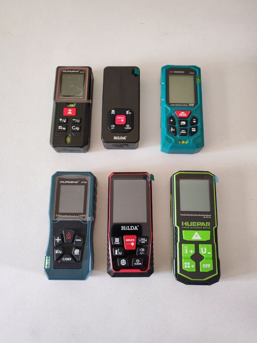 Лазерна рулетка далекомір 40, 50, 100, 120 метрів Hilda Huepar
