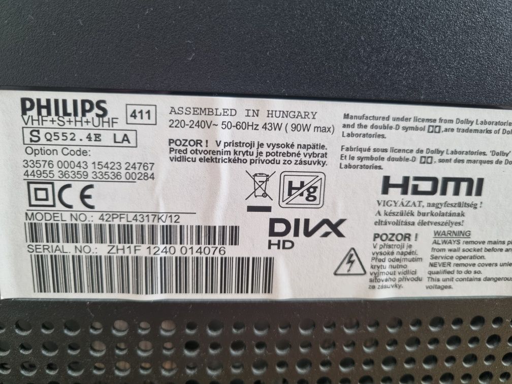 Телевізор Philips 42 дюйма