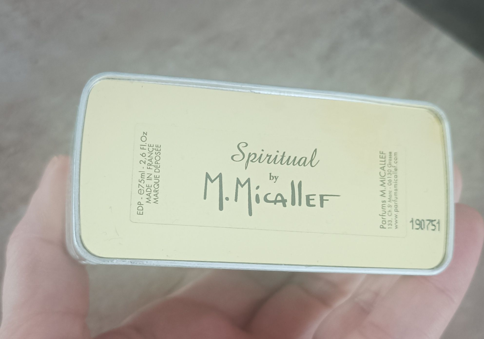 Woda perfumowana M.Micallef Spiritual 75 ml