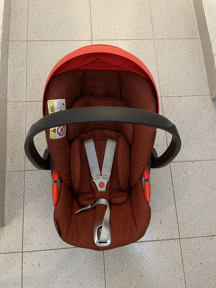 Ovinho Cybex Cloud Z - i size - cor de laranja