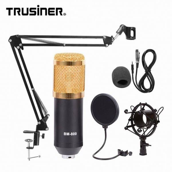 Микрофон конденсаторный B800 звуковая карта микшер, аксесуари