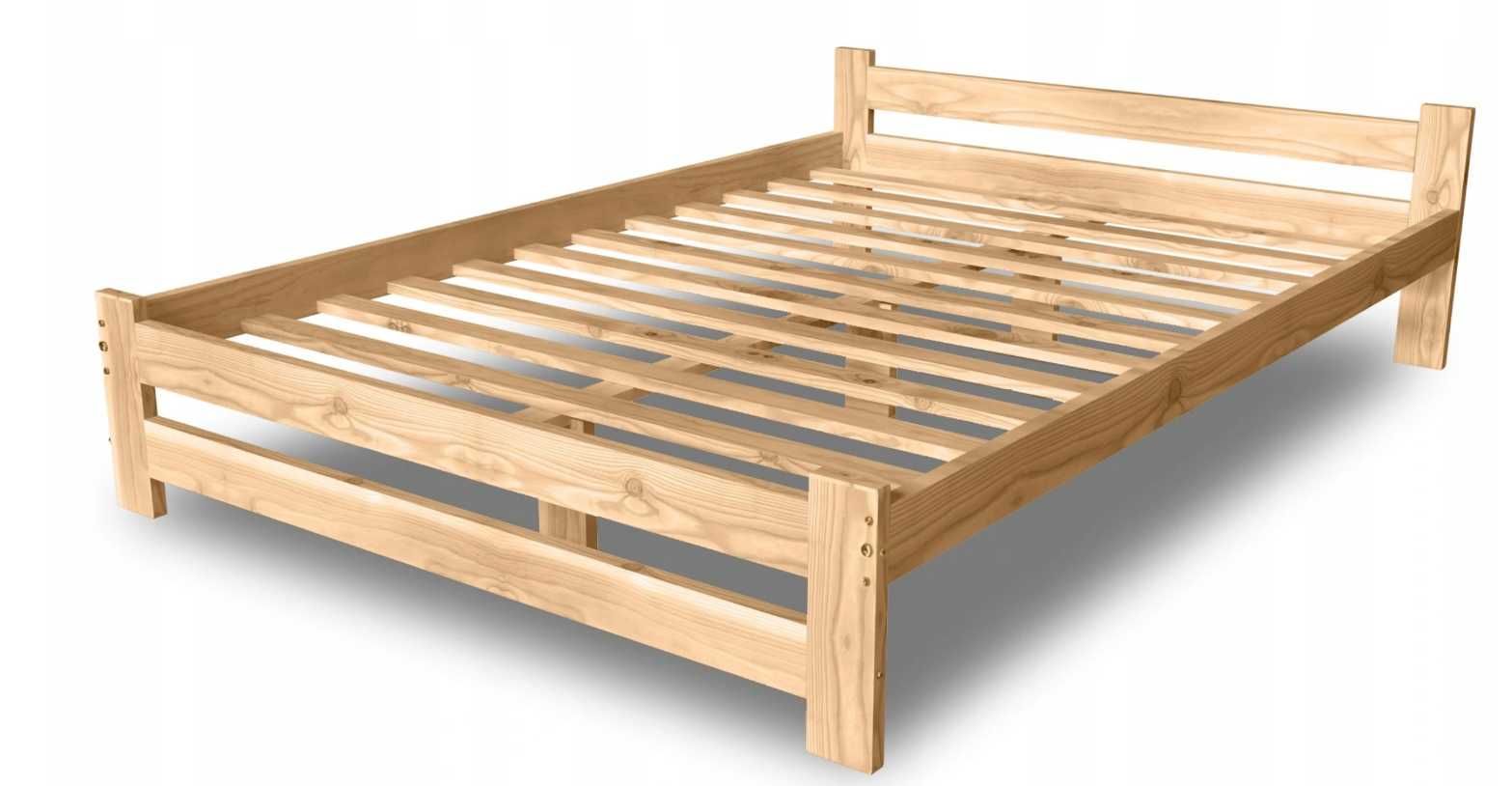 Nowe ŁÓŻKO DREWNIANE 160x200 Sosna Stelaż Producent | *PROMOCJA*