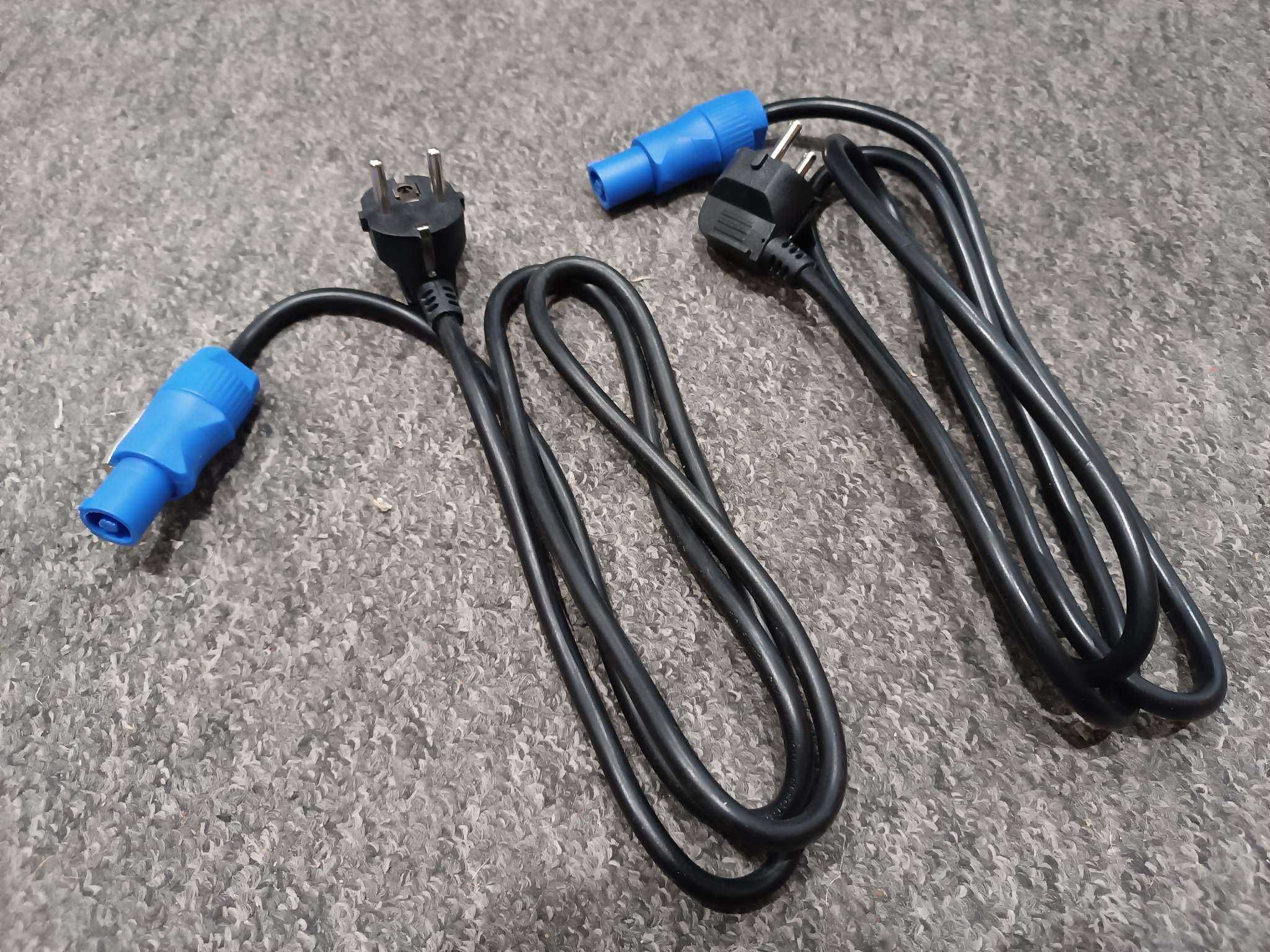Kabel zasilający 3x1,5 230V POWERCON IN IEC UNI-SCHUKO 1,4m - 10szt
