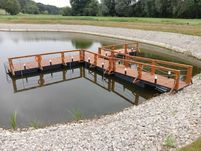 Pomost Pływający Pomosty Pływające Platforma Wyspa Rower wodny molo