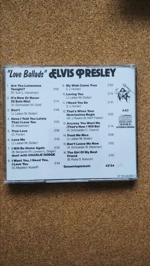 Plakat ELVIS PRESLEY + 4 płyty CD