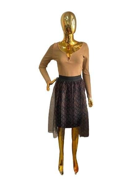 Spódnica tiulowa midi