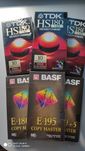 Видеокасеты VHS Basf.TDK.Fuji
