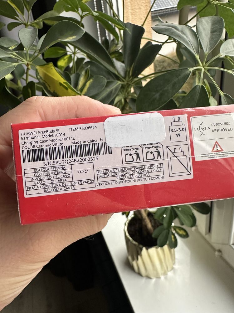Słuchawki dokanałowe HUAWEI Freebuds 5I ANC białe