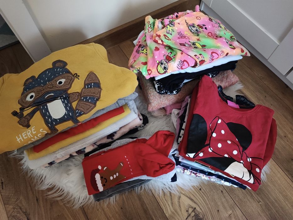 Duży zestaw ubranek