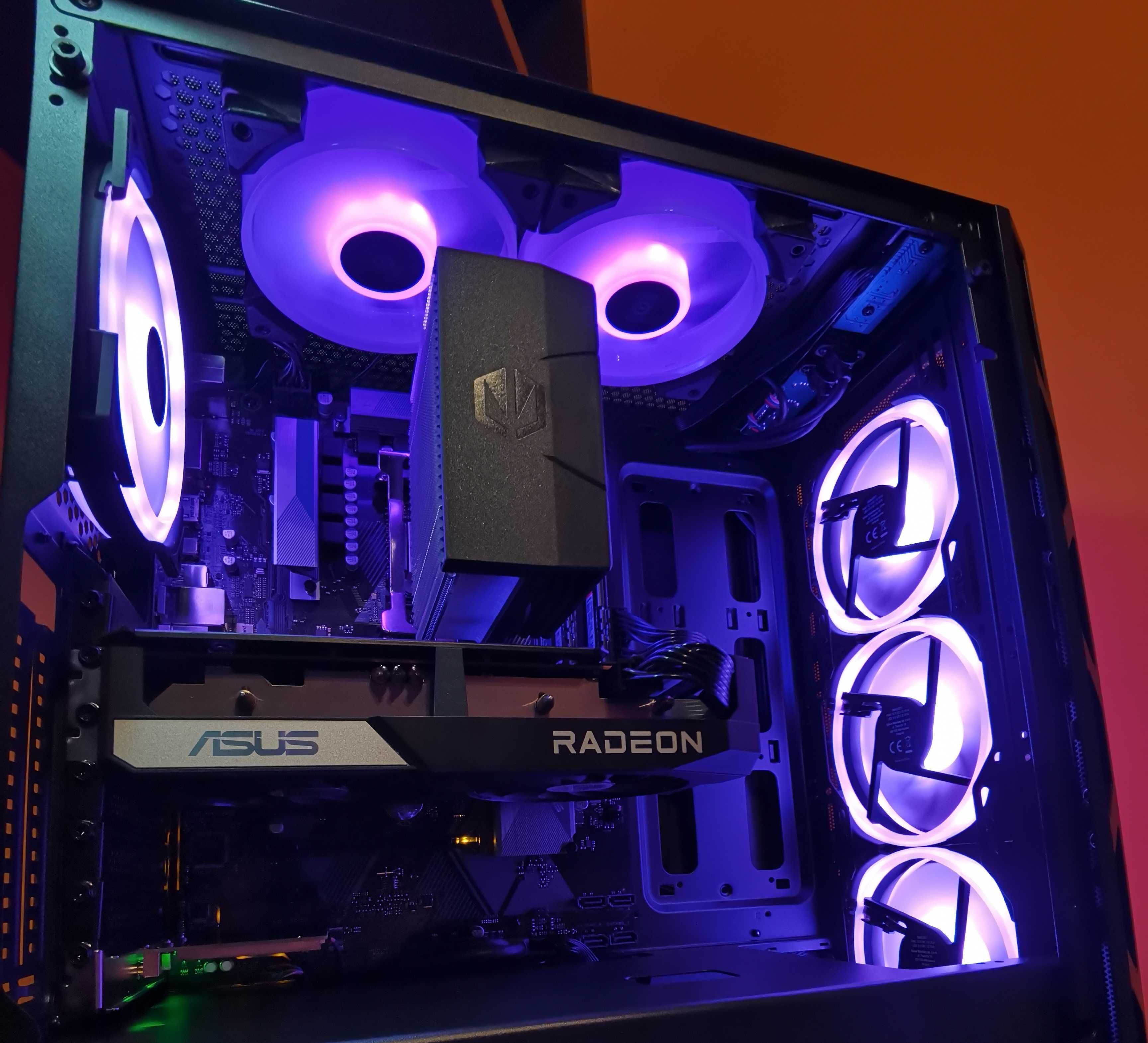 Ryzen 5 5600 • RX 6600 • 32GB RAM • 1TB SSD - komputer do gier z RGB