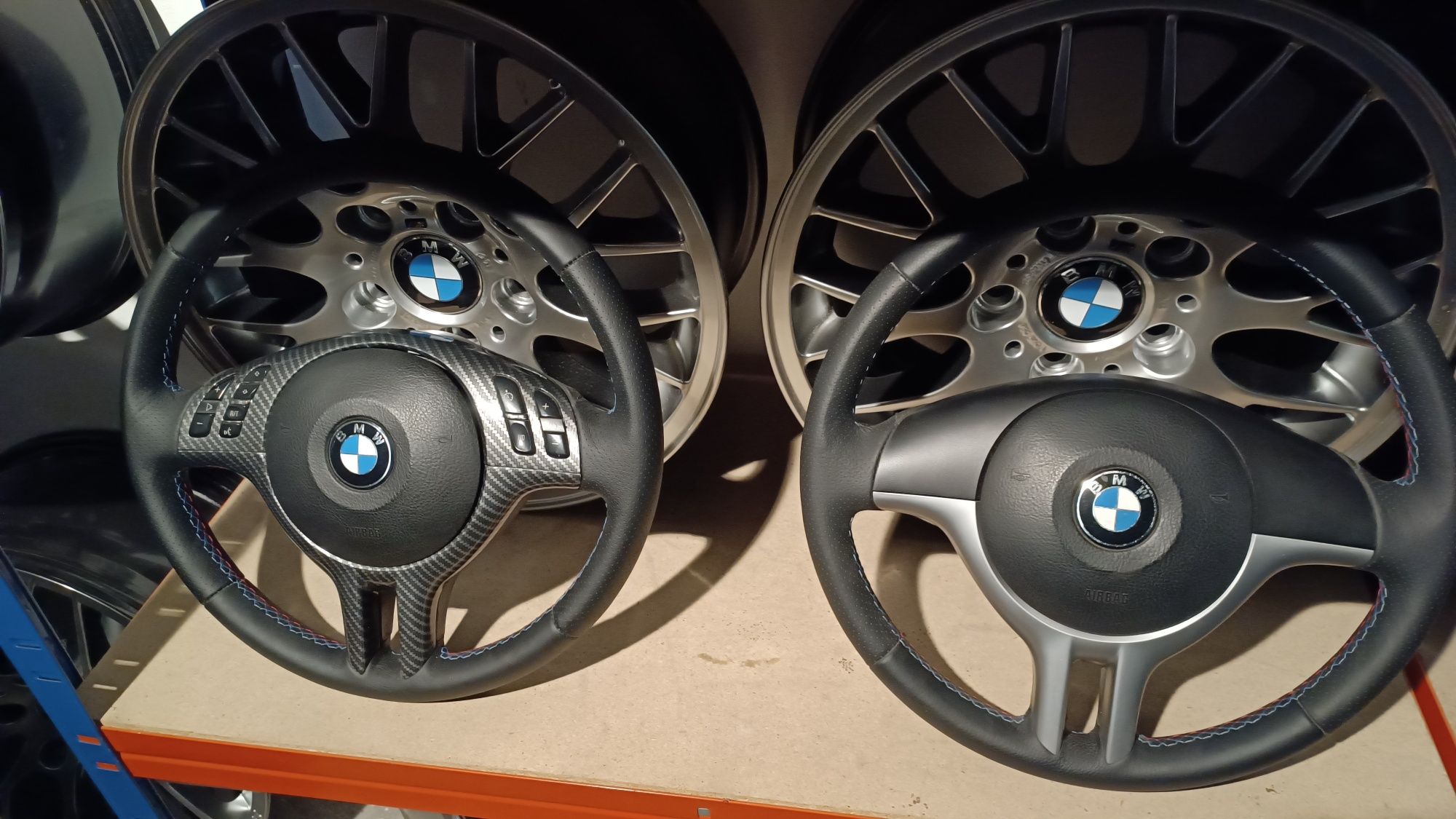 Volantes e jantes personalizadas para BMW