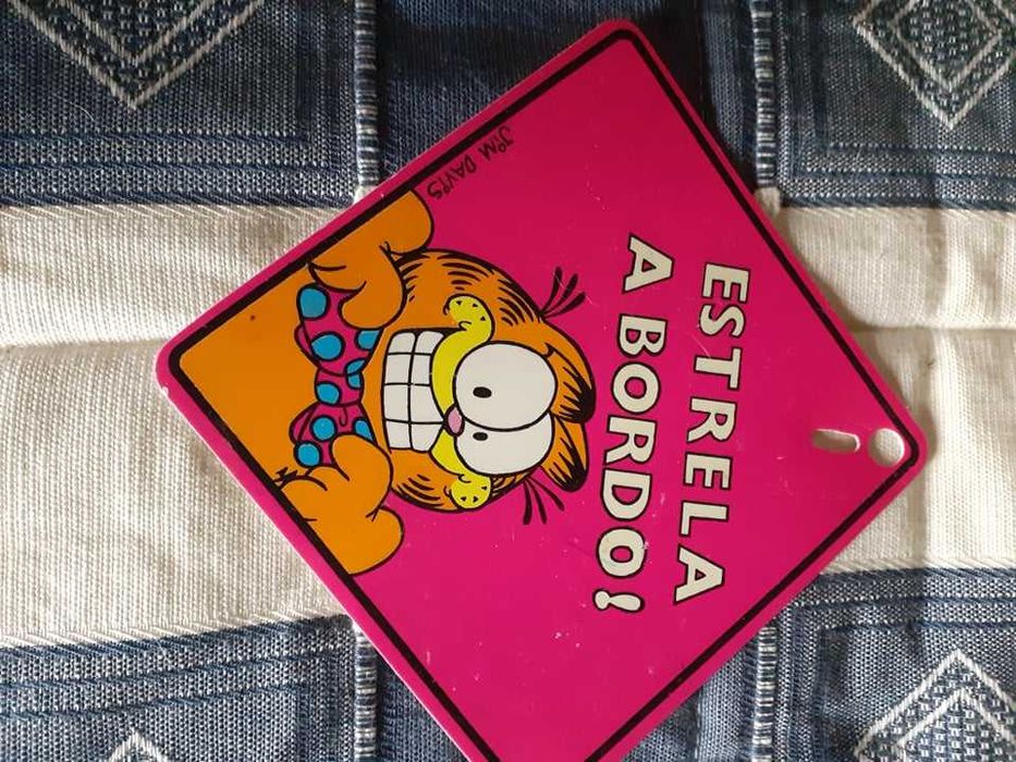 Acessório para carro do Garfield Vintage