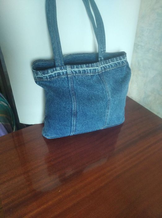 Сумка джинсовая, шоппер