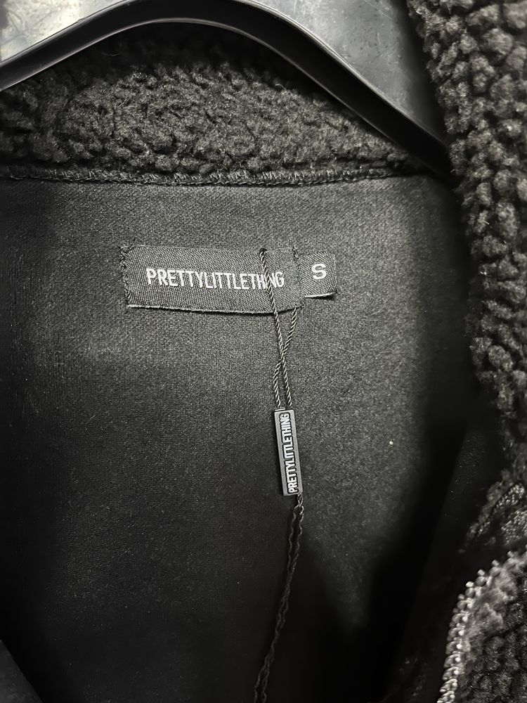 PrettyLittleThing (PLT) ветровка куртка кофта анорак шерпа толстовка
