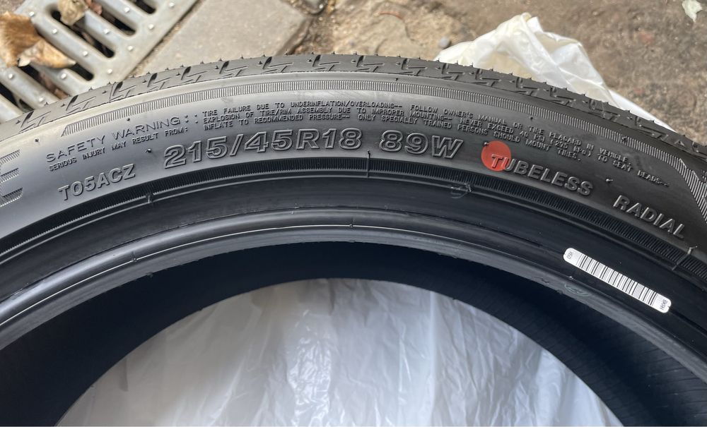 Opony letnie, opony letnie 18, 215/45 18, bridgestone turanza t005