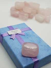 Pedra cristal rolado polido quartzo rosa