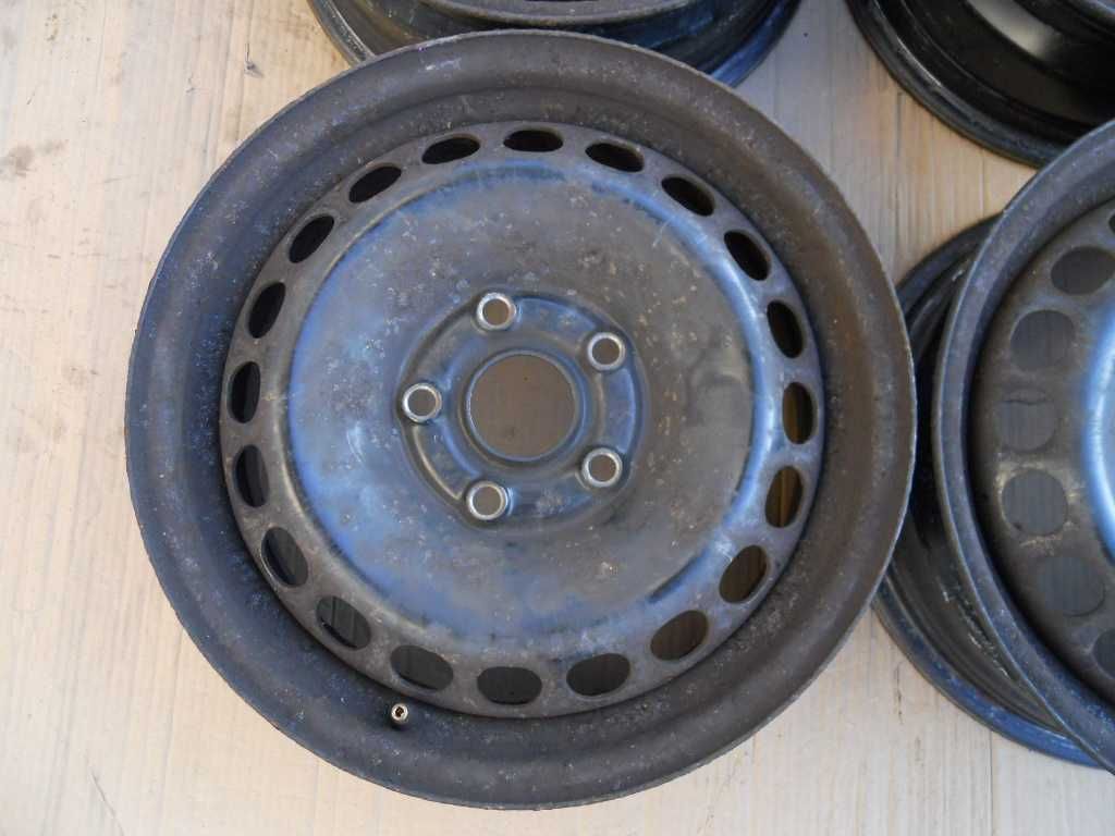 Oryginalne Felgi stalowe 15 VW, Audi, Seat, Skoda, 5x112, 6J, ET45