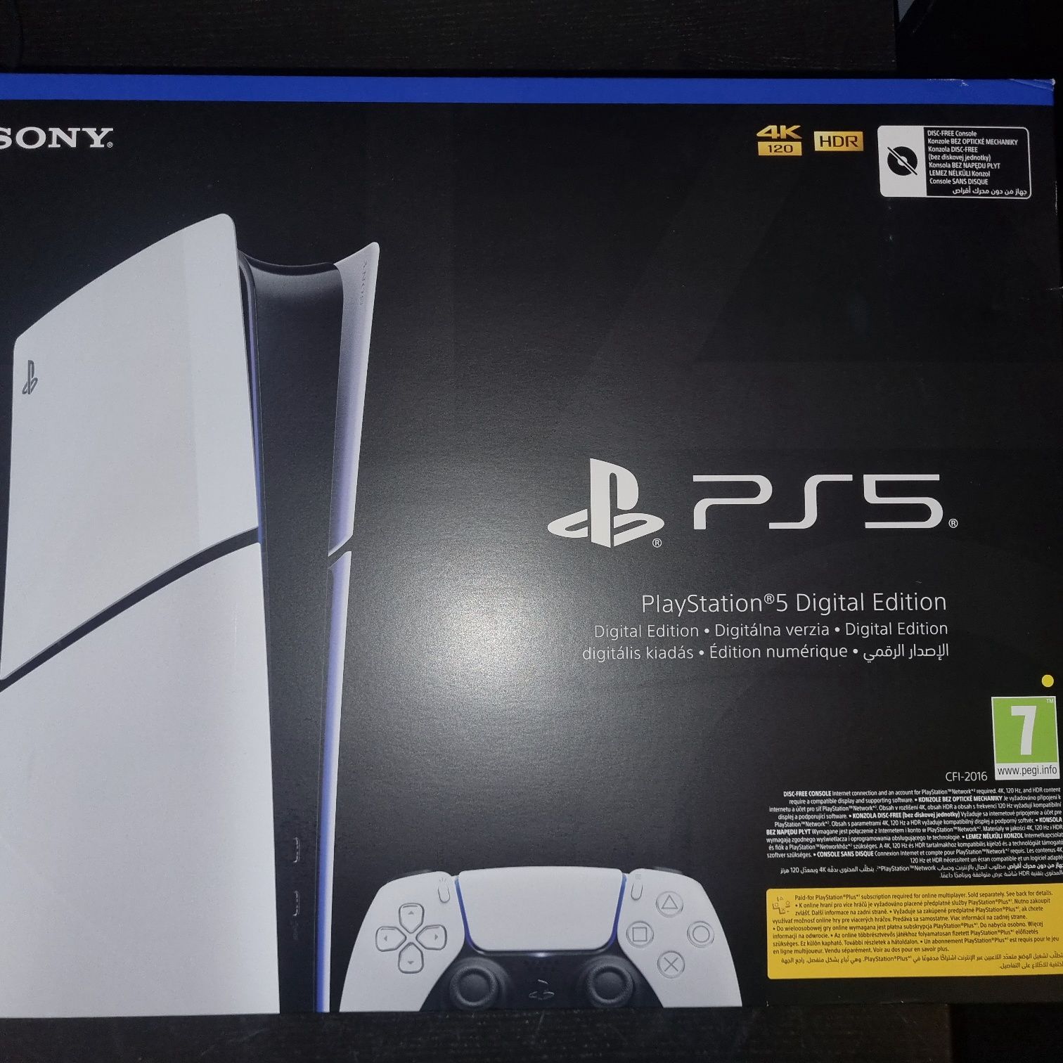 Ps5 digitial slim 2pady  ubespieczenie na 4lata