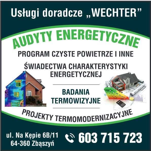Audyt energetyczny, świadectwo charakterystyki energetycznej, Audyt