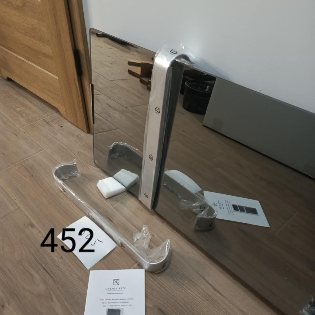 Grzejnik łazienkowy elektryczny Chemin Arte czarny