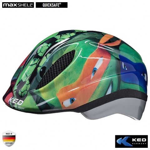 Kask rowerowy KED MEGGY ORIGINALS ŻÓŁWIE NINJA Junior "XS" (44-49cm)