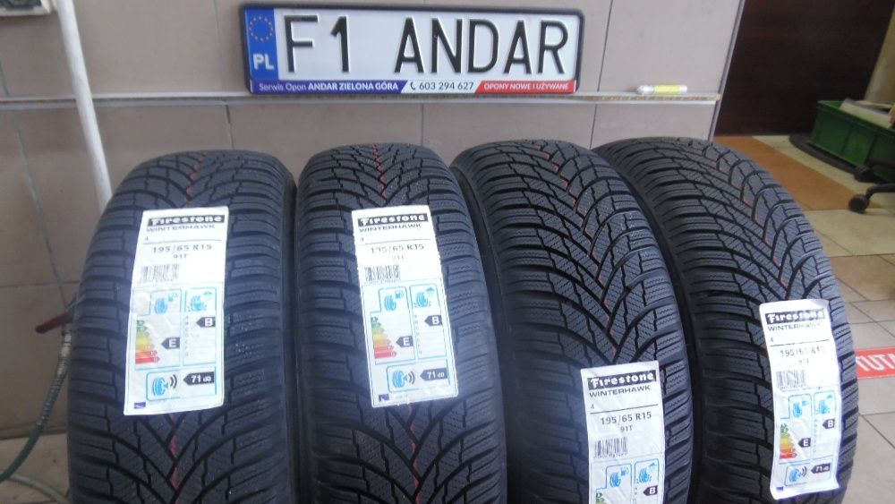 195/65R15 FIRESTONE WINTERHAWK 4 - NOWY MODEL opony zimowe ,Dobra Cena